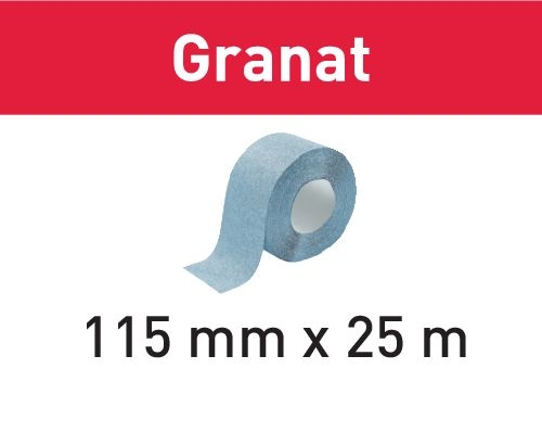 Schleifrolle 115x25m P320 GR Granat