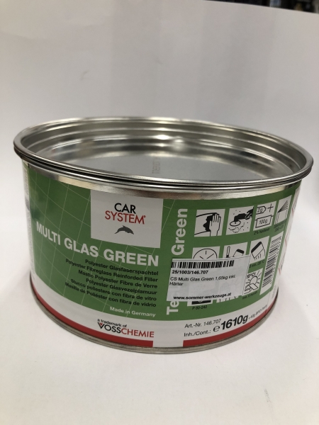 CS Multi Glas Green 1,65kg inkl. Härter 